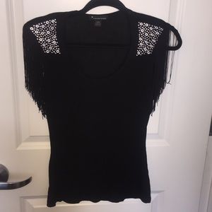 Chic black blouse